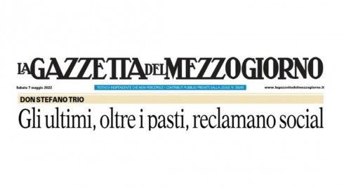 Articolo Gazzetta del Mezzogiorno del 07.05.2022