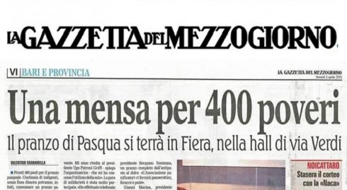 Gazzetta del Mezzogiorno - Aprile 2015